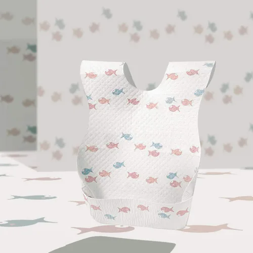 Miniatura 7 de Baby and Infant Disposable Travel Bibs - Soft, Leakproof, for Toddlers Babies, Feeding, Traveling, (60PCS)