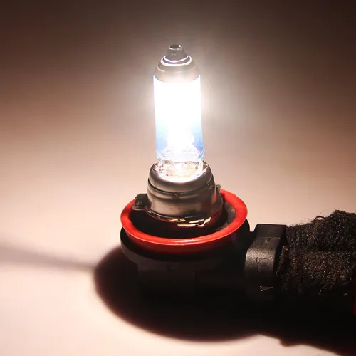 Miniatura 6 de DZG - Bombillas halógenas para faros delanteros H8 35W PGJ19-1 5500K, color blanco cálido, para haz alto y bajo, bombillas para niebla, paquete de 2