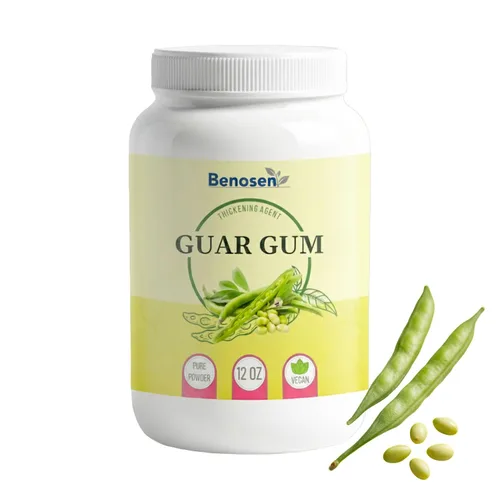 Benosen Goma de mascar en polvo de 12 onzas – Espesante y estabilizador de grado alimenticio para hornear, salsas, helados y recetas sin gluten –