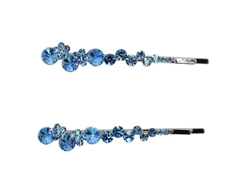Miniatura 24 de Faship - Un par de pinzas para el cabello con diseño floral AB (2 unidades)