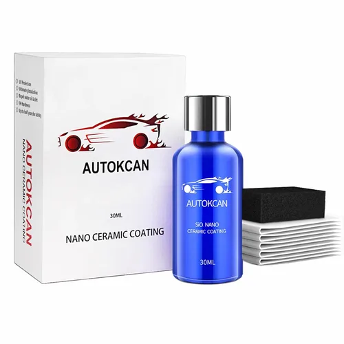 9H Nano revestimiento cerámico para automóviles, kit de revestimiento de cerámica antiarañazos de alto brillo para detalles de automóviles, vidrio,