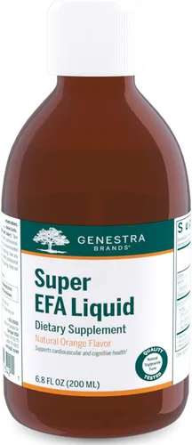 Genestra Brands Super EFA Liquid | Apoya la salud cardiovascular y el desarrollo del cerebro, los ojos y los nervios en los niños* | 6.8 onzas