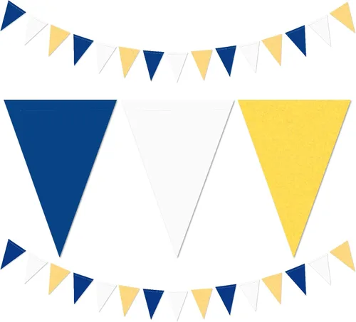 Miniatura 10 de Decoraciones de fiesta plateadas, negras y doradas, 2 banderines de papel para hombres, cumpleaños, Año Nuevo, jubilación, graduación, aniversario