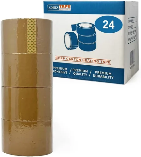 Miniatura 7 de Allgala Paquete de valor de cinta de embalaje de sellado de cartón resistente, transparente (4 rollos) 3 "x110-TP10003