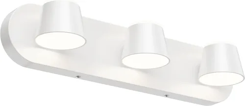 Miniatura 9 de URSOLA Luz de Tocador de Baño de 2 Luces, Accesorios de Iluminación de Pared LED Negros, Orientables Arriba y Abajo, Regulables, Accesorios