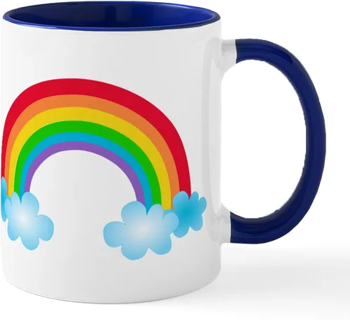 Miniatura 13 de CafePress Jake's Rainbow Shark - Taza de café de cerámica (11 oz)