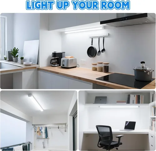 Miniatura 8 de Romwish Tubo de luz LED T8 de 36 pulgadas, 14 W (equivalente a 30 W), 1600 LM, luz diurna de 5000 K, tipo A+B Plug & Play o derivación de lastre, 3ft
