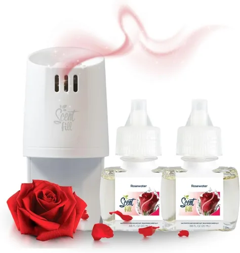 Miniatura 15 de Scent Fill Ambientador Enchufable de Naranja y Clavo, Repuestos de Aceite Perfumado, 2 Repuestos + Difusor