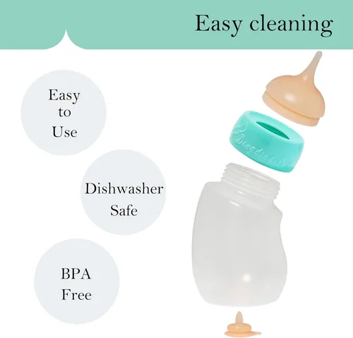 Miniatura 8 de Doggiema Botellas para cachorros, pezón de alimentación de silicona y jeringas para todas las razas de cachorros y otros animales Dongdong pet