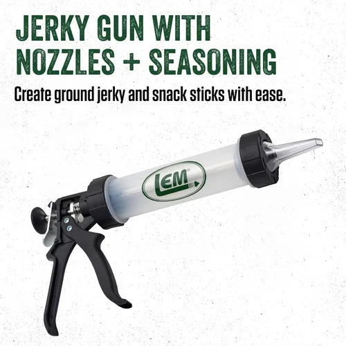 Miniatura 2 de LEM Products Pistola para Cecina con Boquillas, Sazonadores Backwoods, Plástico