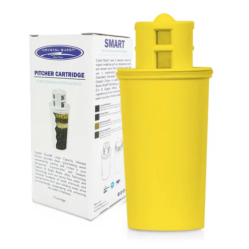 Miniatura 11 de Crystal Quest Cartucho de jarra de filtro de agua alcalinizante, filtración avanzada para agua limpia y saludable, mejora la mineralización, diseño