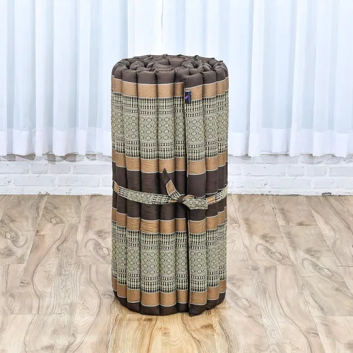Miniatura 8 de Leewadee - Colchón de piso plegable - Futón japonés enrollable - Tatami de triple plegado - Cama de piso para invitados - Colchón de camping