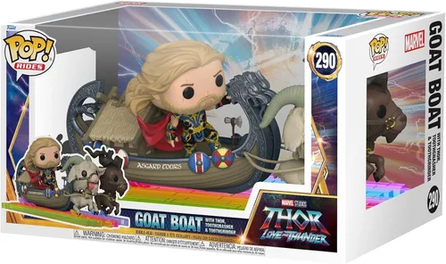Funko ¡Pop! Ride Super Deluxe: Thor: Love and Thunder - The Goat Boat
