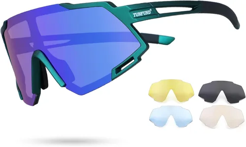 Miniatura 7 de Youth Viper Polarized Sunglasses for Kid Boys Girls Age 10-15 4 Interchangeable Lenses UV400 Glasses for Cycling Baseball