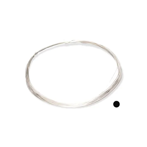 Miniatura 20 de CRAFT WIRE Calibre 18, alambre de plata de ley 925 (redondo), mitad duro, fabricado en Estados Unidos, 5 pies