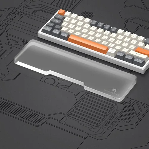 Miniatura 13 de Reposamuñecas acrílico para teclado profesional - Teclado compacto 60% - Teclados mecánicos Reposamanos ergonómico para teclado de computadora, base