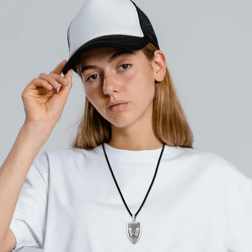 Miniatura 271 de Eusense Saint Necklace Sterling Silver 925 Protection Jewelry for Men Women Patron St Medals Amulet Pendant