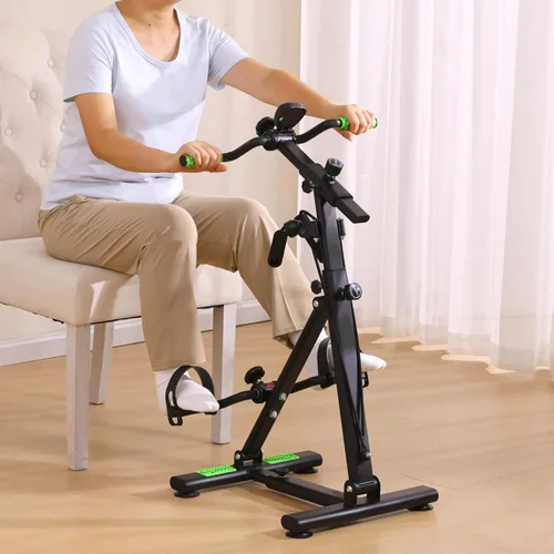 Miniatura 2 de Pedal Exerciser Bike for Seniors, Arm Leg Hand and Knee Elderly Exercise Equipment, Sitting Home Exercise Machine for Total Body, Upper and Lower