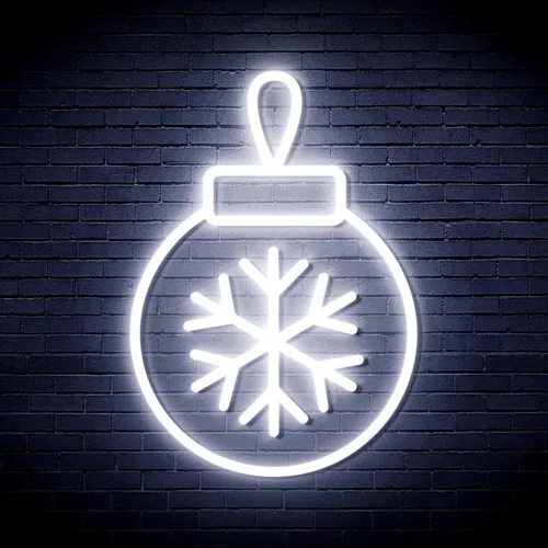 Miniatura 21 de ADVPRO Letrero de neón LED de silicona de la flexión del ornamento del árbol de Navidad - azul - st16s32-fnu0119-b