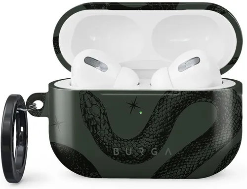 Miniatura 5 de Burga Funda para Airpods Pro 2 2022, compatible con Apple AirPods, funda protectora de plástico rígido, accesorios elegantes para teléfonos