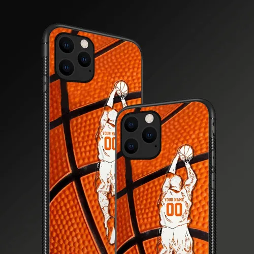 Miniatura 2 de DAIZAG Funda compatible con iPhone 13, funda deportiva personalizada para hombres y niños, regalo de béisbol con número de nombre personalizado