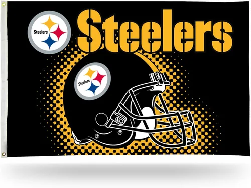 Miniatura 34 de NFL Rico Industries - Bandera estándar de 3 x 5 pies, de una cara, para interior o exterior, decoración del hogar