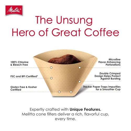 Miniatura 3 de Filtros de café en forma de cono, de Melitta
