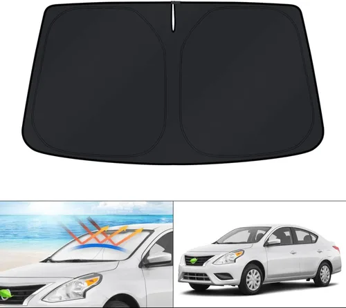 Miniatura 136 de KUST - Parasol plegable para parabrisas para Ford Ranger, accesorios 2019-2025 2026, parasol personalizado para ventana, protector solar plegable