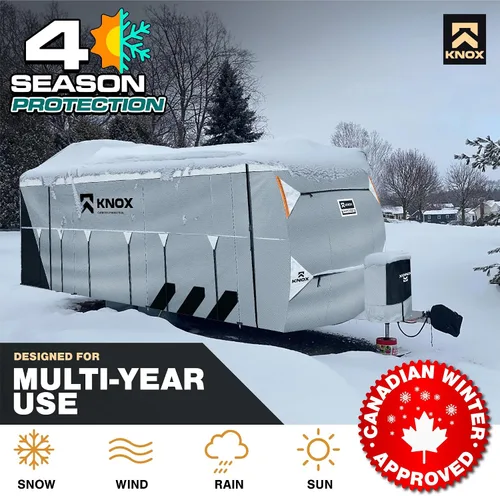Miniatura 2 de Cubierta de remolque de viaje de 3ra generación, tela APEX de 7 capas resistente a desgarrones, se ajusta a la cubierta de autocaravana, cubierta