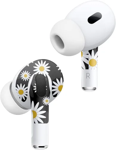 Miniatura 2 de MightySkins - Fundas compatibles con Apple AirPods Pro 2 - Margaritas Funda protectora de vinilo duradera y única Fácil de aplicar, quitar