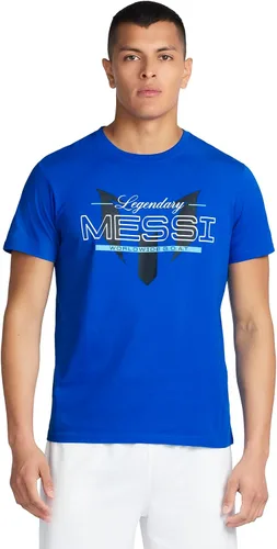 Miniatura 7 de Messi Men's Wingstar Logo Tee, Lifestyle Short Sleeve T-Shirt, Standard Fit with Graphic