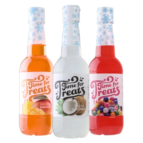 Miniatura 16 de Time for Treats Paquete de 3 jarabes con sabor a uva, cereza, frambuesa roja VKP1108, multicolor