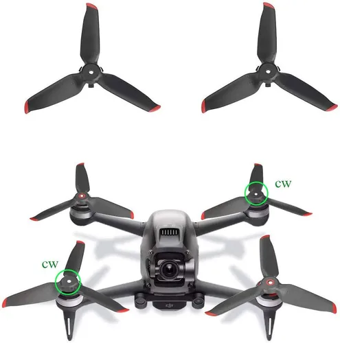 Miniatura 3 de 8 piezas de hélices de repuesto para DJI FPV Drone Accesorios de bajo ruido cuchillas
