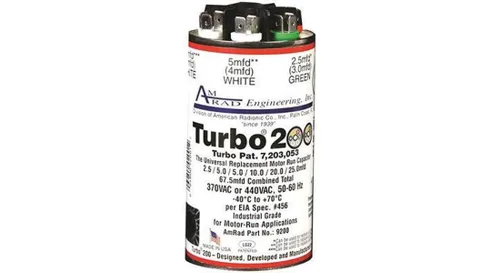 Miniatura 2 de Condensador de funcionamiento del motor Turbo 200