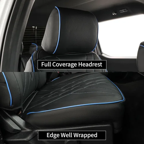 Miniatura 3 de EKR Fundas de asiento F150 personalizadas para Ford F-150 STX 2024-2026 y F150 XL/XLT/Tremor 2021-2026 y (Lightning) F-150 Pro/XLT/Flash 2022-2024