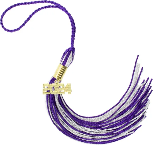 Miniatura 691 de Borla de graduación Aqua 2022, todos los colores escolares disponibles, fabricada en Estados Unidos