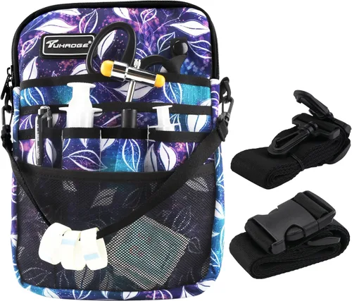 Miniatura 9 de Riñonera para enfermera con soporte para cinta, organizador de bolsillo para enfermeras para profesionales médicos, bolsa de cintura de enfermera