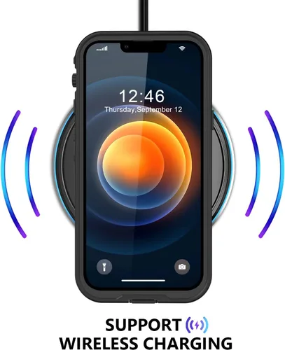 Miniatura 6 de Protebox Funda impermeable para iPhone 12 Mini con protector de pantalla integrado, a prueba de golpes, a prueba de polvo, protección de cuerpo