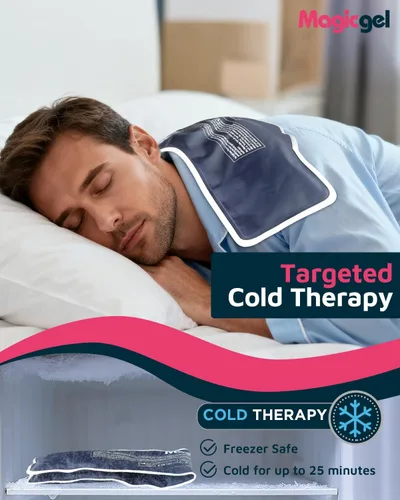 Miniatura 6 de Magic Gel Bolsa de hielo para el cuello, bolsa de hielo para el hombro, envoltura refrescante para el cuello, anillo enfriador, almohadilla fría