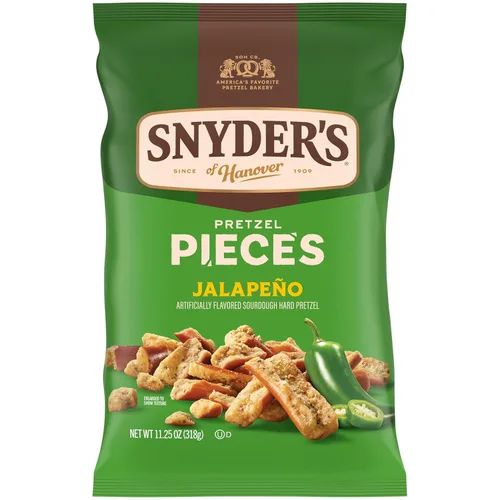 Miniatura 9 de Snyder de relleno de Hannover Pretzels, mantequilla de cacahuete, 10 Onza (Pack de 10)
