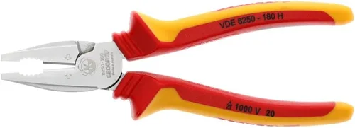 Miniatura 5 de GEDORE VDE 8250-180 H VDE - Alicates combinados resistentes con manguitos aislantes VDE 7.087 in
