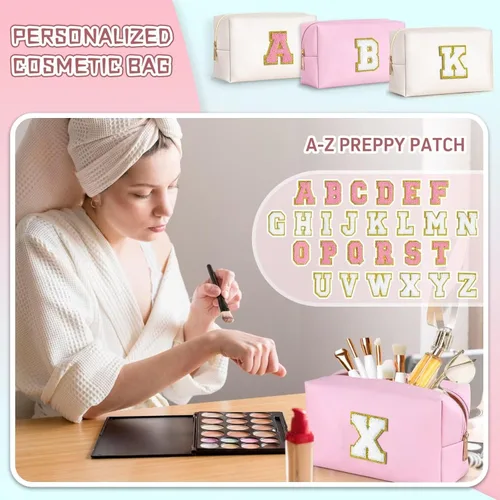 Miniatura 4 de TOPEAST - Bolso de maquillaje para mujer, Rosado, Medium