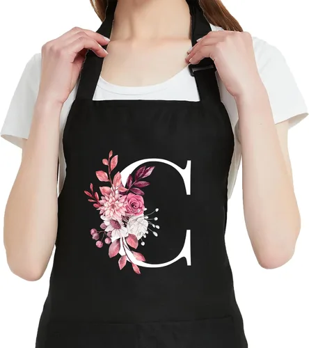 Miniatura 8 de Delantales Personalizados para Mujeres con Bolsillos, Lindos Delantales para Mujeres Chef de Repostería, Regalos de Cocina para el Cumpleaños de Mamá
