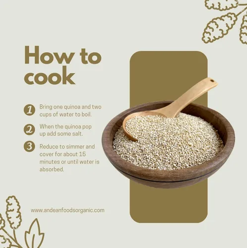 Miniatura 6 de Andean Foods Organic Quinoa blanca de alta calidad, superalimento, sin OMG, sin gluten, vegano, 1 libra, 16 onzas Blanco