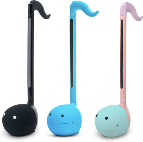 Miniatura 6 de Otamatone - Instrumento musical electrónico japonés sintetizador portátil de Maywa Denki Studio, galardonado, educativo y divertido, ideal para Negro