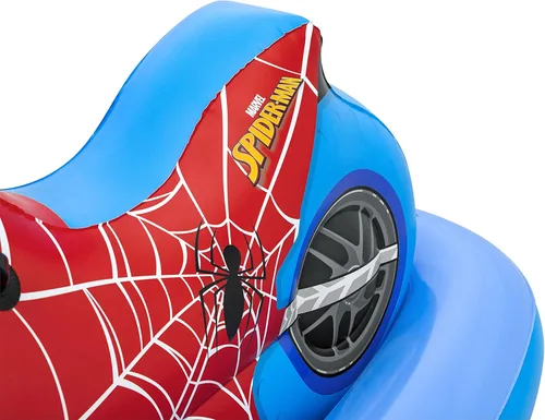 Miniatura 7 de Bestway Spider-Man - Flotador de piscina para motocicleta, 66.9 x 33.1 in