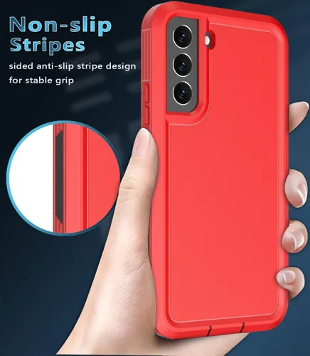 Miniatura 6 de Funda para Samsung Galaxy S22, [protector de pantalla integrado] [a prueba de golpes] [a prueba de caídas] Samsung S22, protección de grado militar