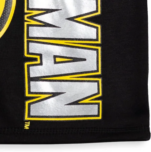 Miniatura 8 de DC Comics Justice League Batman - Sudadera con capucha de forro polar con media cremallera