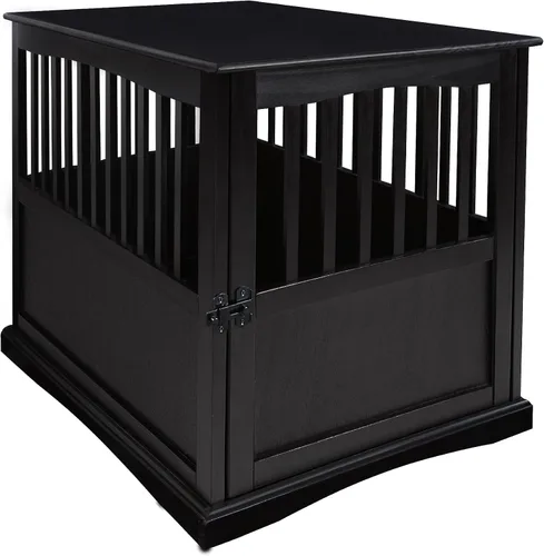Miniatura 5 de Casual Home - Jaula mediana de madera para mascotas, mesa auxiliar, color nogal, 27.50" x 20.00" x 24.00