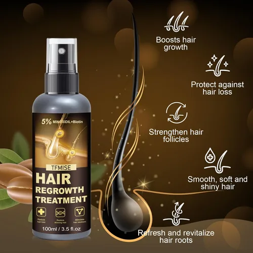 Miniatura 3 de Minoxidil Spray - 5% de minoxidil para hombres, productos de minoxidil para mujeres para el crecimiento del cabello, dispositivos de crecimiento